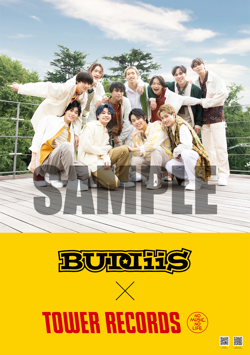 超安い品質 タワーレコード店頭コラボ企画 BUDDiiS | 開催決定!!!】 ポスター