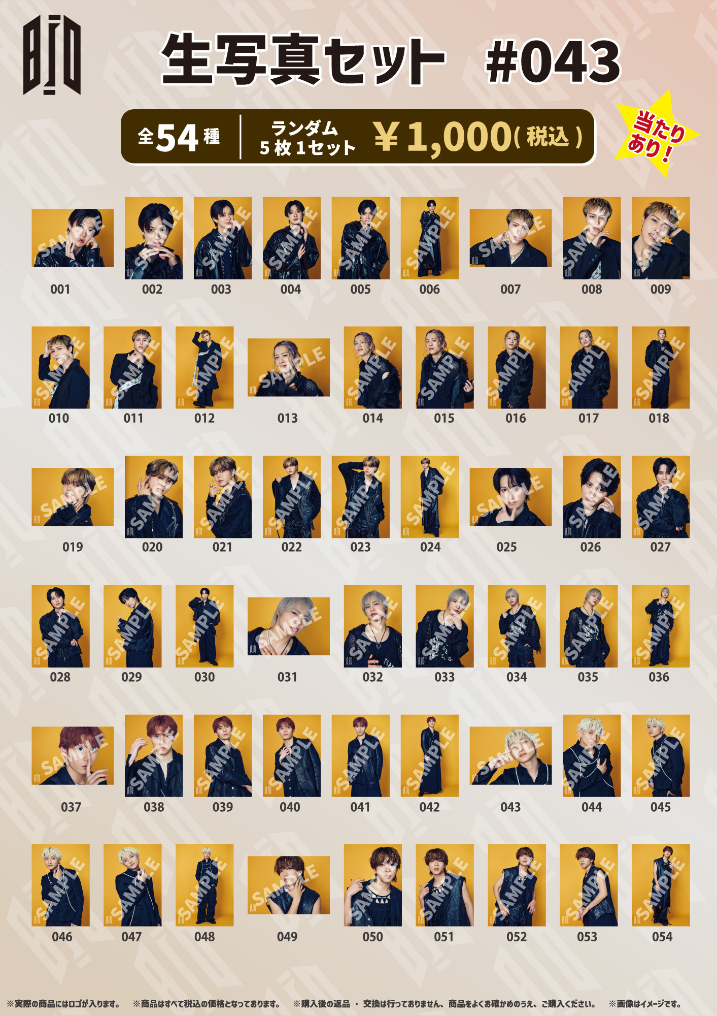 BUDDiiS vol.12 Hall Tour - LiMiT -」オフィシャルグッズ＆生写真